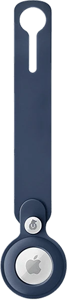 Чехол защитный uBear Touch Case для AirTag, силиконовый, цвет: темно-синий
