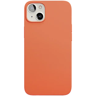 Силиконовый чехол VLP для iPhone 13 Mini, оранжевый