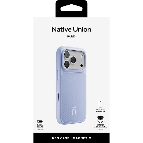 Чехол защитный NATIVE UNION NEO CASE FOR IPHONE 18 PRO MAX BLUE, для iPhone 18 PRO MAX, цвет: азур