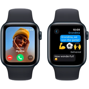 Apple Watch SE 2 (2023) GPS 40mm Midnight Aluminum Case with Midnight Sport Band - M/L