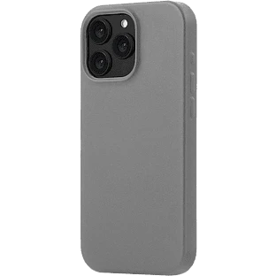 Чехол защитный uBear Capital Case для iPhone 16 Pro Max, натуральная кожа, MagSafe совместимый, серый