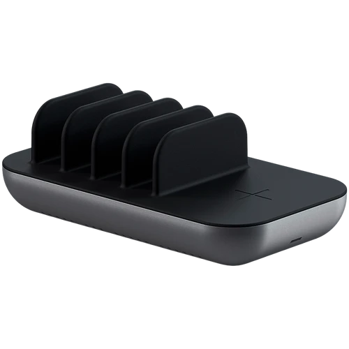Зарядная станция Satechi Dock5 Multi-Device Charging Station with Wireless Charging. Цвет: серый кос