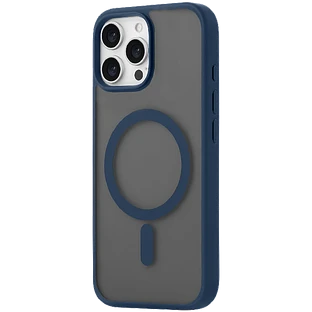 Чехол защитный uBear Cloud Mag Case iPhone 16 Pro Max, силк-тач, темно-синий