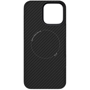 Чехол защитный VLP Kevlar Case с MagSafe для iPhone 16 Pro Max, черный Чехол защитный VLP Kevlar Case с MagSafe для iPhone 16 Pro Max, черный