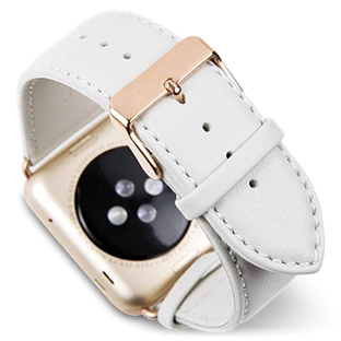 Ремешок DBRAMANTE1928 Copenhagen для Apple Watch 38мм Copenhagen StrapРемешок Copenhagen с застёжкой золотого цвета Мраморно-белый38/40/41 mm