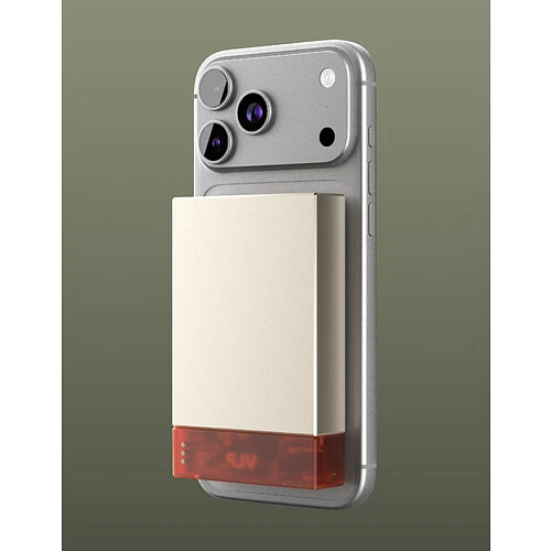 Аккумулятор внешний VLP NEO MagSafe, Qi2.2, 10000 mAh SSB, 3A, USB-C, Amber Gray