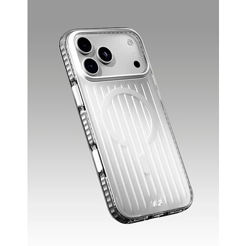 Чехол защитный VLP Pulse Case с MagSafe для iPhone 18 Pro, серебристый