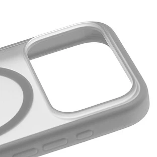 Чехол защитный uBear Cloud Mag Case для iPhone 17 Pro Max, MagSafe совместимый, усиленный, силк-тач, серый Чехол защитный uBear Cloud Mag Case для iPhone 17 Pro Max, MagSafe совместимый, усиленный, силк-тач, серый