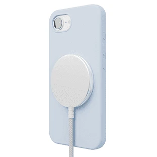 Чехол защитный VLP Aster Case с MagSafe для iPhone 16e голубой