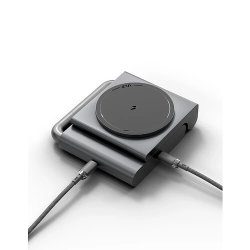 Беспроводное зарядное устройство VLP Zen Charger Qi2.2 25W, серый