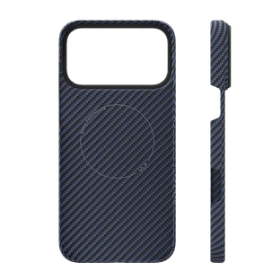 Чехол защитный VLP Kevlar Case с MagSafe для iPhone 17 Pro Max, синий Чехол защитный VLP Kevlar Case с MagSafe для iPhone 17 Pro Max, синий