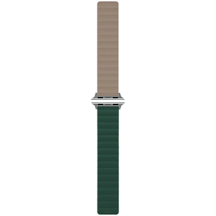 Ремешок uBear Mode для Apple Watch M/L (42, 44, 45, 49 мм), силиконовый, зеленый/серый