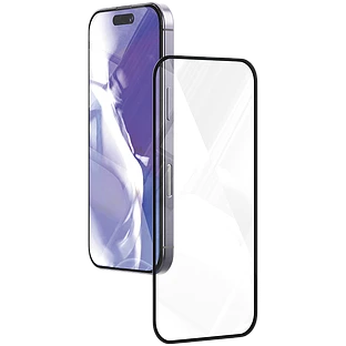 Стекло защитное 3D VLP Easy Box для iPhone 16 Pro Max с черной рамкой