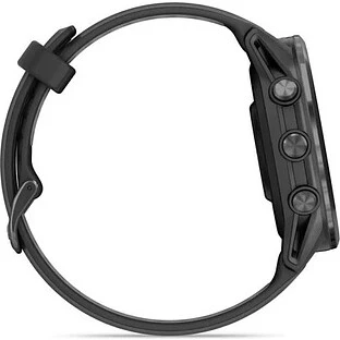 Умные часы Garmin Forerunner 970, Carbon Grey DLC Titanium with Black Case and Black/Translucent Whitestone Band