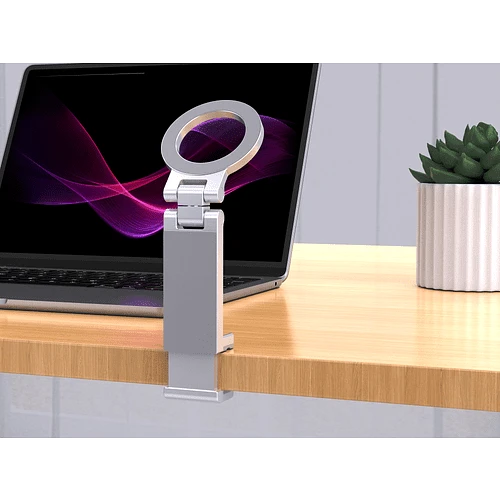 Магнитный держатель uBear Lock, совместимый с MagSafe, серебристый