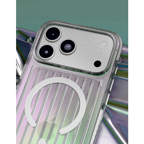 Чехол защитный VLP Pulse Case с MagSafe для iPhone 18 Pro Max, перламутр