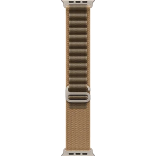 Apple Watch Ultra 4, GPS + Cellular, 49mm, Natural Titanium Case with Desert Alpine Loop - M