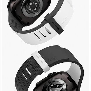 Uniq для Apple Watch 49/46/45/44 mm ремешок Revix IV reversible Magnetic Mist Grey/Black