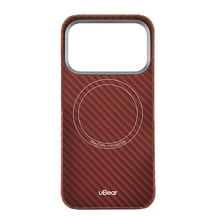 Чехол защитный uBear Supreme Case для iPhone 17 Pro, ультратонкий, материал Кевлар, MagSafe совместимый, оранжевый Чехол защитный uBear Supreme Case для iPhone 17 Pro, ультратонкий, материал Кевлар, MagSafe совместимый, оранжевый