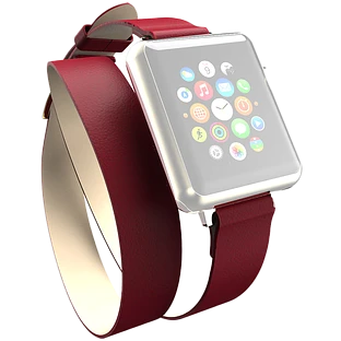 Ремешок INCIPIO Reese для Apple Watch 42мм Reese Double Wrap bandРемешок Reese Double Wrap Красный42/44/45 mm