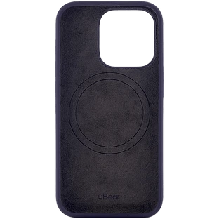 Чехол защитный uBear Touch Mag Case  iPhone 15 Pro  MagSafe  силикон  темно-фиолет