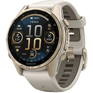 Умные часы Garmin Fenix 8 AMOLED Sapphire 43 мм, Soft Gold
