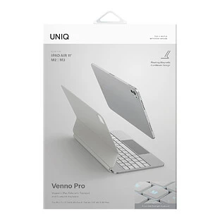 Чехол-клавиатура UNIQ Venno Pro для iPad Pro 11" (2022/21) & iPad Air 11"|10.9" (2025/24 | 2022/20), Белая Чехол-клавиатура UNIQ Venno Pro для iPad Pro 11" (2022/21) & iPad Air 11"|10.9" (2025/24 | 2022/20), Белая