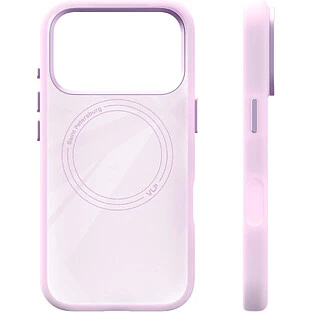 Чехол защитный VLP Aster Pro Case с MagSafe для iPhone 17 Pro, розовый