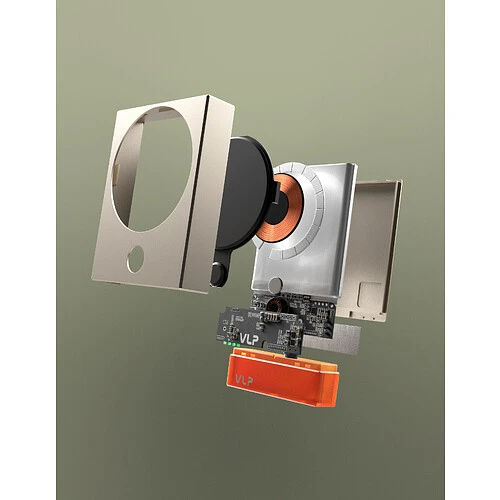 Аккумулятор внешний VLP NEO MagSafe, Qi2.2, 10000 mAh SSB, 3A, USB-C, Amber Gray