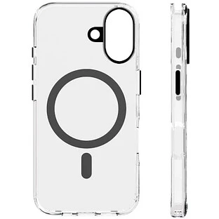 Чехол защитный "vlp" Diamond Case with MagSafe for iPhone 16 черный Чехол защитный "vlp" Diamond Case with MagSafe for iPhone 16 черный