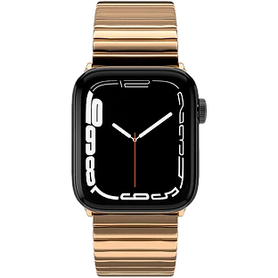 Ремешок из нержавеющей стали Casetify Monolink для Apple Watch 38/40/41, розовое золото