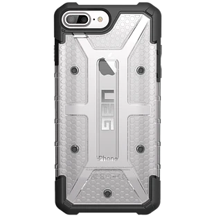 Защитный чехол UAG Plasma ICE  Прозрачный серый для iPhone 7 Plus/8 Plus