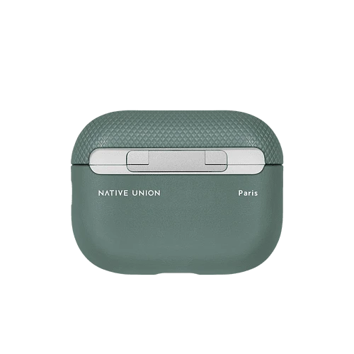 (RE)Classic CASE чехол защитный для AIRPODS PRO 2 кожанный, цвет: зелёный