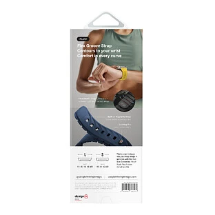 Ремешок Uniq для Apple Watch 49-40 mm FLUO Silicone Rubber Orange