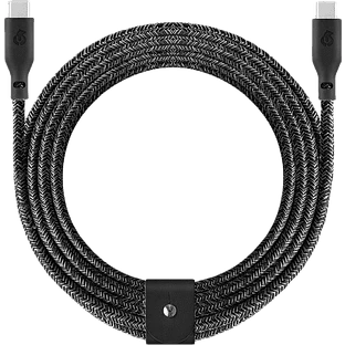 Зарядный кабель uBear Trend, USB-C|USB-С, 140Вт, 2,4м, Черный