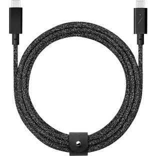 BELT-PRO2-COS-NP BELT CABLE TYPE-C, кабель зарядный USB-C/USB-C, 240W, длина 2,4 м.,цвет космос