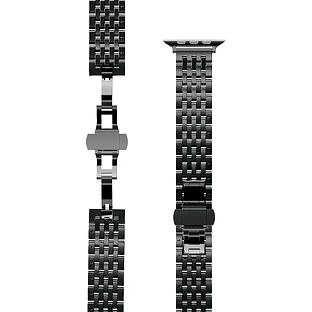 Ремешок из нержавеющей стали VLP Stark Band для Apple Watch 42/44/45/46/49 мм, черный