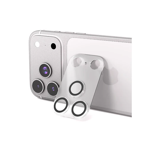 Стекло защитное VLP Lens Protector для камеры iPhone 17 Pro, с черной рамкой