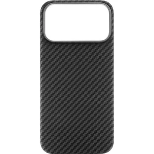 Чехол защитный uBear Supreme Case для iPhone 17 Pro Max, ультратонкий, материал Кевлар, MagSafe совместимый, черный