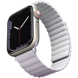 Ремешок Uniq для Apple Watch 41/40/38 mm Revix reversible Magnetic Lilac/White Ремешок Uniq для Apple Watch 41/40/38 mm Revix reversible Magnetic Lilac/White