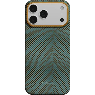 Чехол для телефона Pitaka Breath of Veins для iPhone 17 Pro Max (Dive Green)
