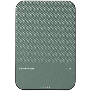 Внешний аккумулятор NATIVE UNION (RE)CLASSIC Power Bank Magnetic, 5000mAh, цвет: зеленый