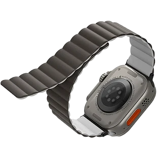 Uniq для Apple Watch 49/45/44/42 mm ремешок Revix reversible Magnetic Grey/White Uniq для Apple Watch 49/45/44/42 mm ремешок Revix reversible Magnetic Grey/White