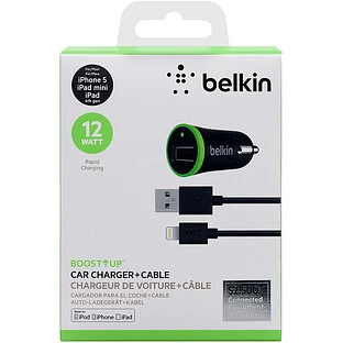 Автомобильный адаптер BELKIN BOOST UP USB Тип A, 12 Вт