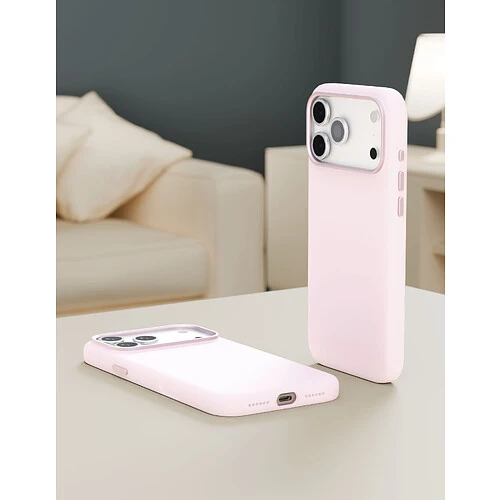 Чехол защитный VLP Aster Pro Case с MagSafe для iPhone 17 Pro Max, розовый Чехол защитный VLP Aster Pro Case с MagSafe для iPhone 17 Pro Max, розовый