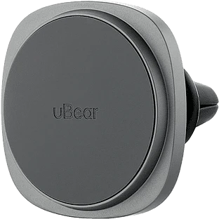 Беспроводное автомобильное зарядное устройство uBear Way, совместимое с Qi2 и MagSafe, c креплением на автомобильную решетку