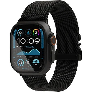 Ремешок из нержавеющей стали VLP Milanese Band Pro для Apple Watch 42/44/45 мм, черный Ремешок из нержавеющей стали VLP Milanese Band Pro для Apple Watch 42/44/45 мм, черный