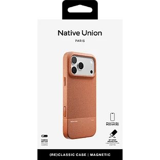 Чехол защитный NATIVE UNION (RE)CLASSIC CASE FOR IPHONE 18 PRO MAX TAN, для iPhone 18 PRO MAX, цвет: коричневый
