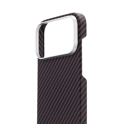 Чехол защитный uBear Supreme Case для iPhone 18 Pro Max, ультратонкий, материал Кевлар, MagSafe совместимый, бургунди