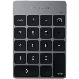 Цифровой блок клавиатуры Satechi Aluminum Slim Rechargeable Bluetooth Keypad, Space Gray Цифровой блок клавиатуры Satechi Aluminum Slim Rechargeable Bluetooth Keypad, Space Gray